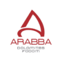 Arabba Dolomiten Fodom Logo mit stilisiertem rotem Design